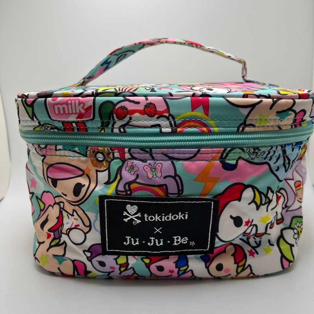 Tokidoki‎ x Ju-Ju-Be Collaboration Top Handle Makeup Bag Cosmetic Bag Travel Bag